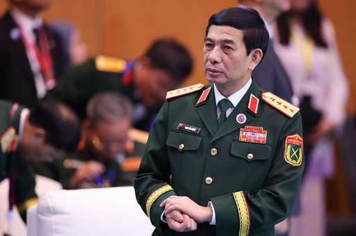 Vietnam's Minister of National Defence Phan Van Giang attends the Association of Southeast Asian Nations (ASEAN)-United States Defence Ministers' Hi-Tea, as part of the ASEAN Defense Ministers' meeting, in Kuala Lumpur, Malaysia, Saturday, Nov. 1, 2025. (Hasnoor Hussainl/Pool Photo via AP) Vietnam's Minister of National Defence Phan Van Giang attends the Association of Southeast Asian Nations (ASEAN)-United States Defence Ministers' Hi-Tea, as part of the ASEAN Defense Ministers' meeting, in Kuala Lumpur, Malaysia, Saturday, Nov. 1, 2025. (Hasnoor Hussainl/Pool Photo via AP)