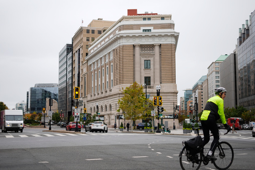 The exterior of the National Museum of Women in the Arts in downtown Washington, Wednesday, Oct. 29, 2025. (AP Photo/Pablo Martinez Monsivais) The exterior of the National Museum of Women in the Arts in downtown Washington, Wednesday, Oct. 29, 2025. (AP Photo/Pablo Martinez Monsivais)