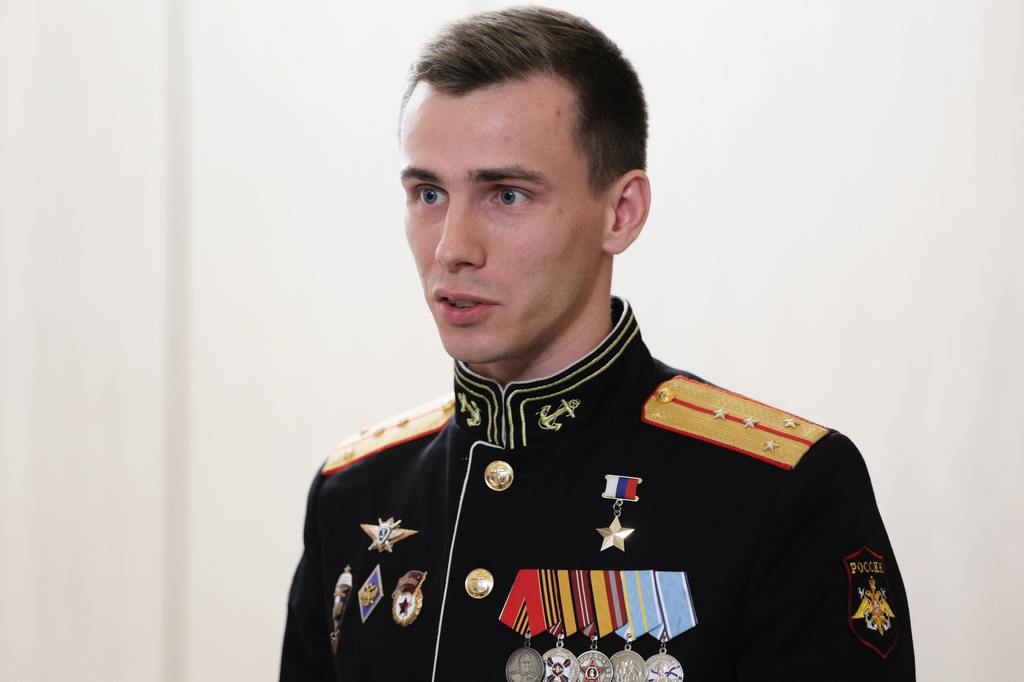 FILE - Vladislav Golovin, one of the leaders of the United Russia political party, attends a meeting with Russian President Vladimir Putin in Moscow, Saturday, Sept. 5, 2026. (Gavriil Grigorov/Sputnik, Kremlin Pool Photo via AP, File)