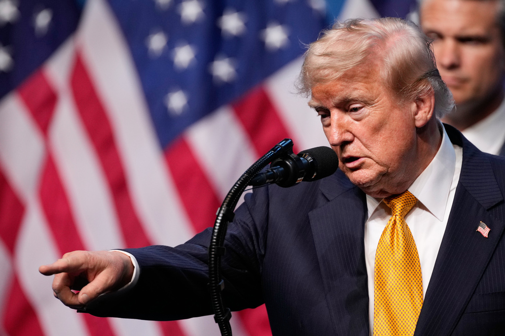 President Donald Trump speaks during a media conference at the NATO summit in Ankara, Turkey, Wednesday, July 8, 2026. (AP Photo/Emrah Gurel)