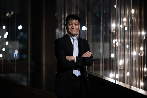 Zhou Fengsuo, a Chinese activist who was a student leader during the 1989 Tiananmen protests, poses for a portrait during an International Federation for Human Rights meeting in Bogota, Colombia, Monday, Oct. 27, 2025. (AP Photo/Ivan Valencia) Zhou Fengsuo, a Chinese activist who was a student leader during the 1989 Tiananmen protests, poses for a portrait during an International Federation for Human Rights meeting in Bogota, Colombia, Monday, Oct. 27, 2025. (AP Photo/Ivan Valencia)