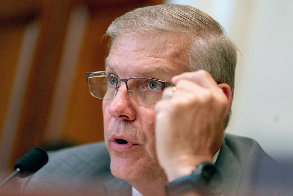 FILE - Rep. Barry Loudermilk, R-Ga., speaks during a House Committee on House Administration hearing on Capitol Hill in Washington May 11, 2023. (AP Photo/Andrew Harnik, File)