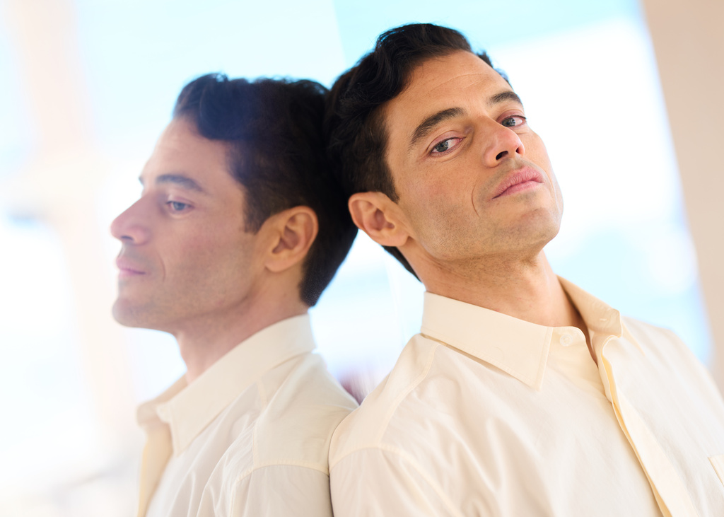 Rami Malek poses for portrait photographs for the film 'The Man I Love' at the 79th international film festival, Cannes, southern France, Tuesday, May 19, 2026. (Photo by Scott A Garfitt/Invision/AP)