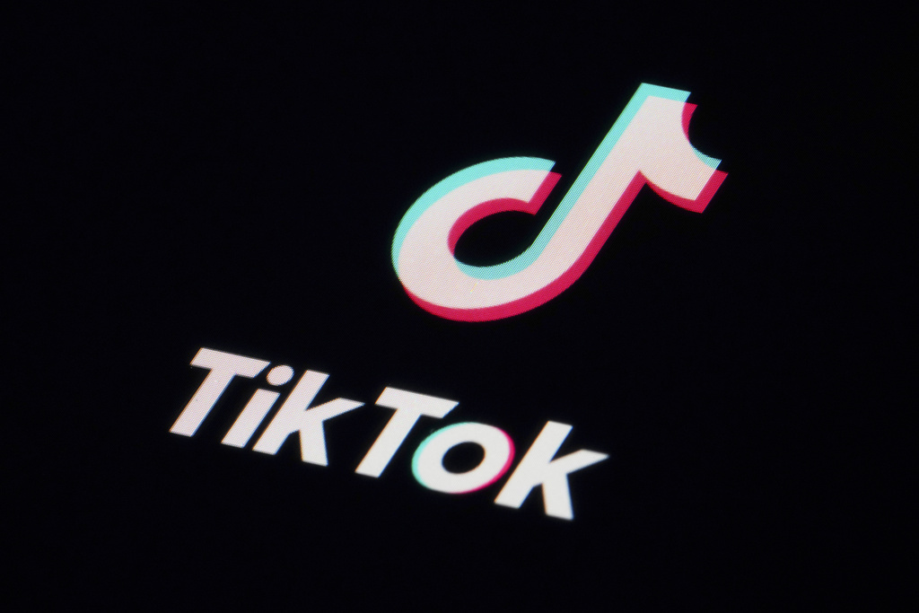 FILE - The icon for the TikTok video sharing app is seen on a smartphone in Marple Township, Pa., Feb. 28, 2023. (AP Photo/Matt Slocum, File)