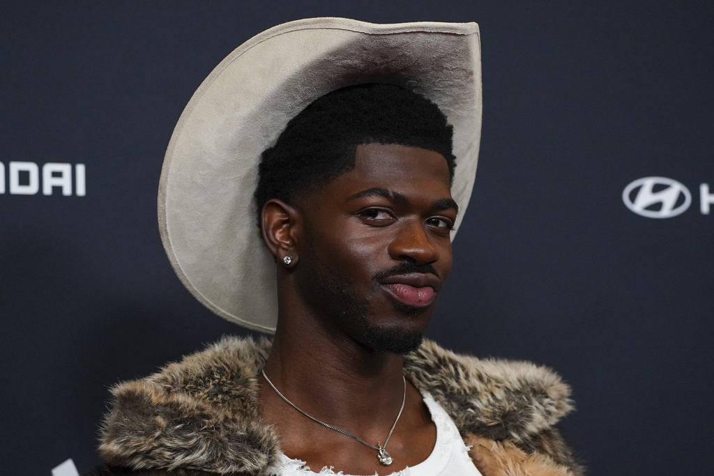 FILE - Lil Nas X arrives at the 36th annual GLAAD Media Awards on Thursday March 27, 2025, at the Beverly Hilton Hotel in Beverly Hills, Calif. (Photo by Jordan Strauss/Invision/AP, File)