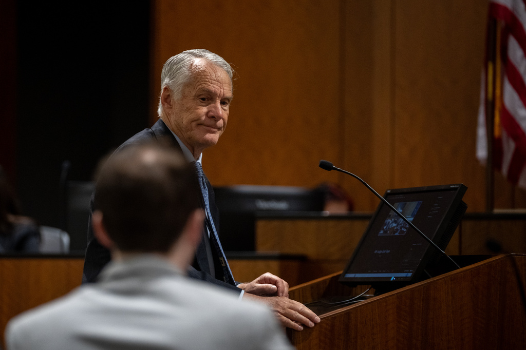 Defense attorney Michael Burt attends a preliminary hearing for Tyler Robinson, the Utah man accused of fatally shooting Charlie Kirk, Tuesday, July 7, 2026, in Provo, Utah. (Trent Nelson/The Salt Lake Tribune via AP, Pool)