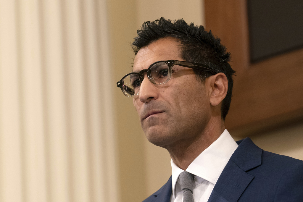 FILE - Assembly Speaker Robert Rivas pauses while addressing the state Assembly during the Assembly's Organizational Session in Sacramento, Calif., Dec. 2, 2024. (AP Photo/Rich Pedroncelli, File)