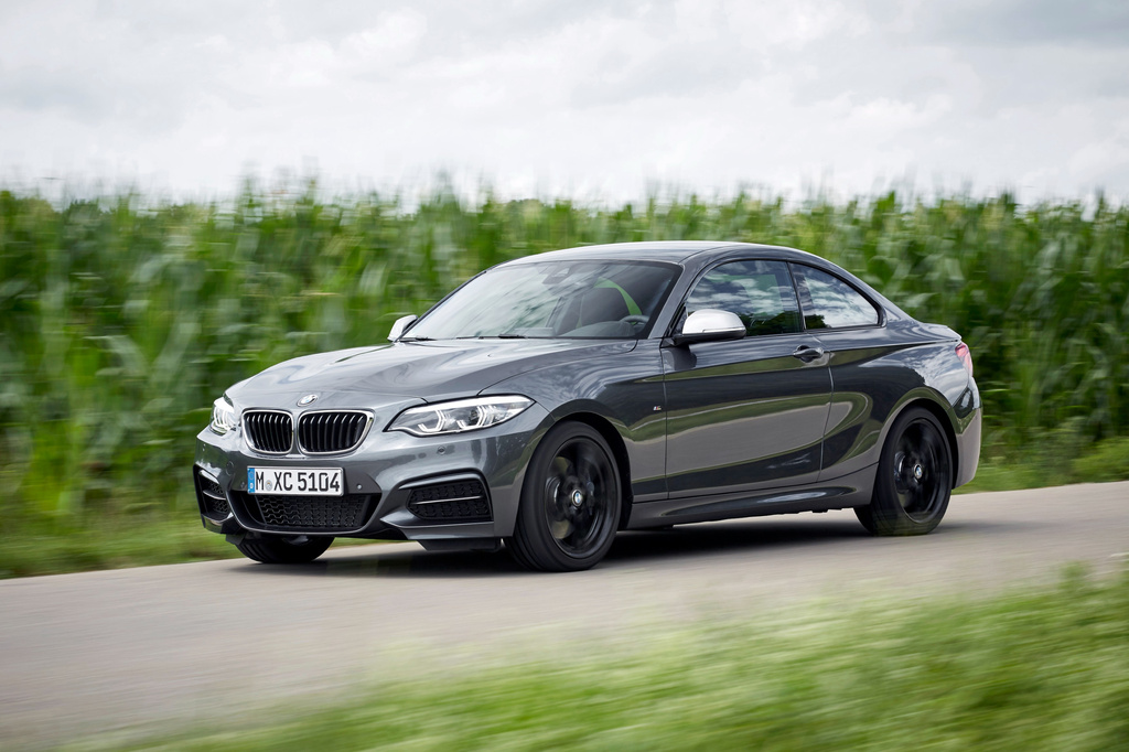 This photo provided by BMW shows a 2018 2 Series coupe. Benefitting from elements pulled from more expensive models in the BMW lineup, the 2 Series boasts plenty of features for the money and strong performance. (Courtesy of BMW of North America via AP)