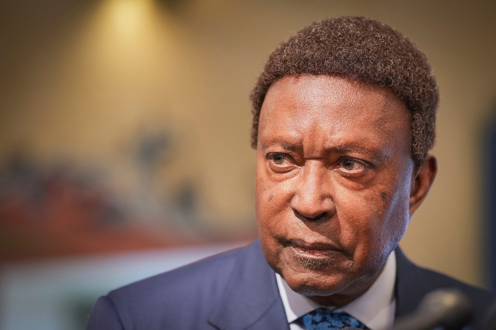 Attorney John Burris speaks during a news conference in Minneapolis, Thursday, March 26, 2026. (Leila Navidi/Minnesota Star Tribune via AP)