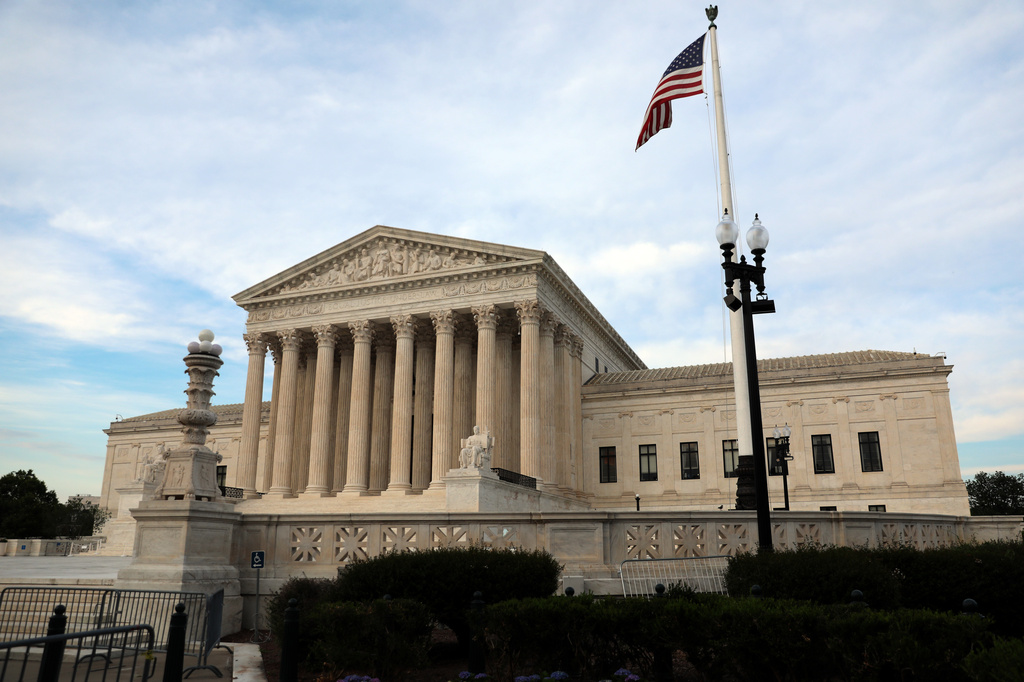 The U.S. Supreme Court is photographed, on Thursday, June 25, 2026, in Washington. (AP Photo/Rahmat Gul)
