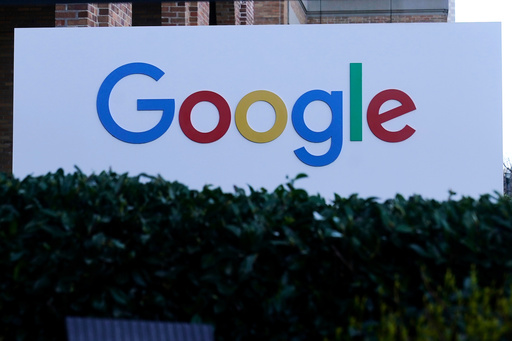 FILE - A Google sign is displayed at the company's office in San Francisco, April 12, 2023. (AP Photo/Jeff Chiu, File) FILE - A Google sign is displayed at the company's office in San Francisco, April 12, 2023. (AP Photo/Jeff Chiu, File)
