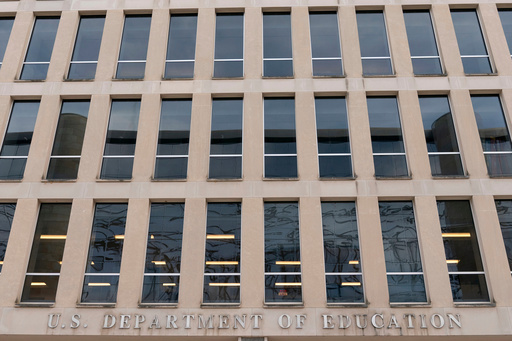 FILE - The U.S. Department of Education building is seen in Washington, on Nov. 18, 2024. (AP Photo/Jose Luis Magana, File) FILE - The U.S. Department of Education building is seen in Washington, on Nov. 18, 2024. (AP Photo/Jose Luis Magana, File)