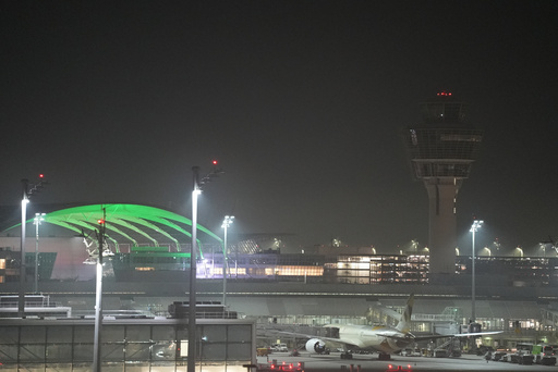 This photo shows Munich Airport, Germany Friday, Oct. 3, 2025. (Ehsan Monajati/dpa via AP) This photo shows Munich Airport, Germany Friday, Oct. 3, 2025. (Ehsan Monajati/dpa via AP)