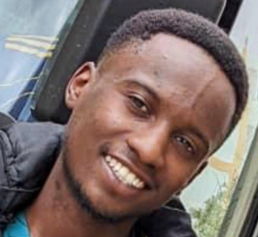 This undated photo provided by the Hostages and Missing Families Forum shows hostage Joshua Loitu Mollel, who was abducted and brought to Gaza in the Hamas attack on Oct. 7, 2023. (Hostages and Missing Families Forum via AP)