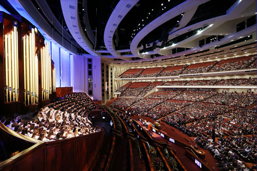 Elder Jeffrey R. Holland, a member of the Quorum of the Twelve Apostles of The Church of Jesus Christ of Latter-day Saints, speaks at the funeral of President Russell M. Nelson at the Conference Center in Salt Lake City on Oct. 7, 2025. (Jeffrey D. Allred/The Deseret News via AP) Elder Jeffrey R. Holland, a member of the Quorum of the Twelve Apostles of The Church of Jesus Christ of Latter-day Saints, speaks at the funeral of President Russell M. Nelson at the Conference Center in Salt Lake City on Oct. 7, 2025. (Jeffrey D. Allred/The Deseret News via AP)