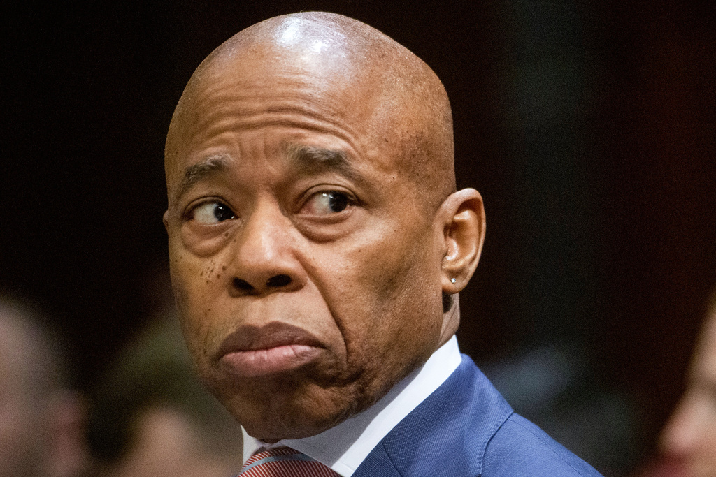 FILE - New York City Mayor Eric Adams appears before a House Committee on Oversight and Government Reform hearing with Sanctuary City Mayors on Capitol Hill, March 5, 2025, in Washington. (AP Photo/Rod Lamkey, Jr.,File)