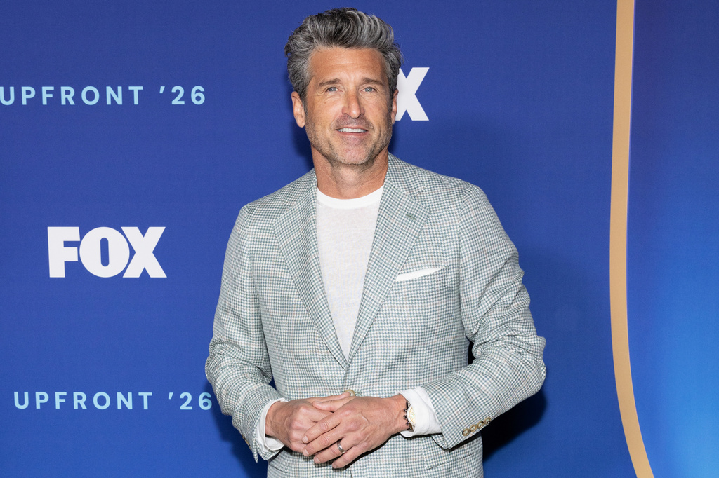 FILE - Patrick Dempsey attends the Fox network upfront at New York City Center on May 11, 2026, in New York. (Photo by CJ Rivera/Invision/AP, File)