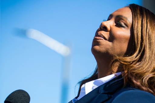 New York Attorney General, Letitia James, speaks after pleading not guilty outside the United States District Court on Friday, Oct. 24, 2025, in Norfolk, Va. (AP Photo/John Clark) New York Attorney General, Letitia James, speaks after pleading not guilty outside the United States District Court on Friday, Oct. 24, 2025, in Norfolk, Va. (AP Photo/John Clark)