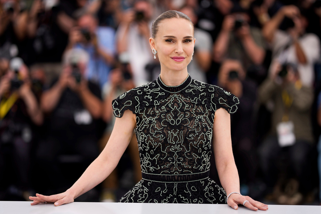 FILE - Natalie Portman appears at the photocall for the film "Arco" at the 78th international film festival, Cannes, southern France on May 16, 2025. (Photo by Scott A Garfitt/Invision/AP, File)