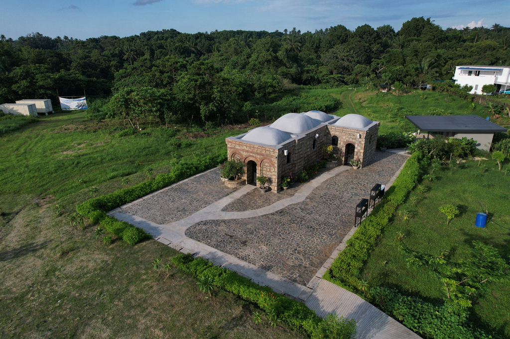 The Ephesus House, a replica of the House of the Virgin Mary in Ephesus, Turkey, at Alfonso town, Cavite province, Philippines on July 16, 2026. (AP Photo/Aaron Favila)