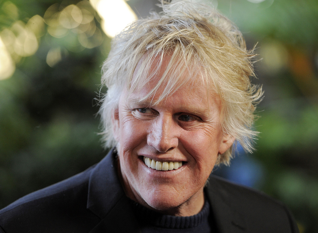 FILE - Gary Busey appears at the Entertainment Studios' Daytime Emmy and series launch party for "Mr. Box Office" in Los Angeles, June 19, 2012. (Photo by Chris Pizzello/Invision/AP, File)