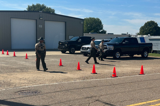 Tennessee Highway Patrol troopers are seen at a staging center for law enforcement on Tuesday, Sept. 30, 2025, in Memphis, Tenn. (AP Photo/Adrian Sainz) Tennessee Highway Patrol troopers are seen at a staging center for law enforcement on Tuesday, Sept. 30, 2025, in Memphis, Tenn. (AP Photo/Adrian Sainz)