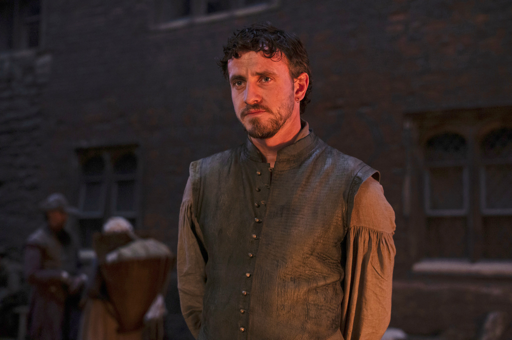 This image released by Focus Features shows Paul Mescal in a scene from "Hamnet." (Agata Grzybowska/Focus Features via AP)