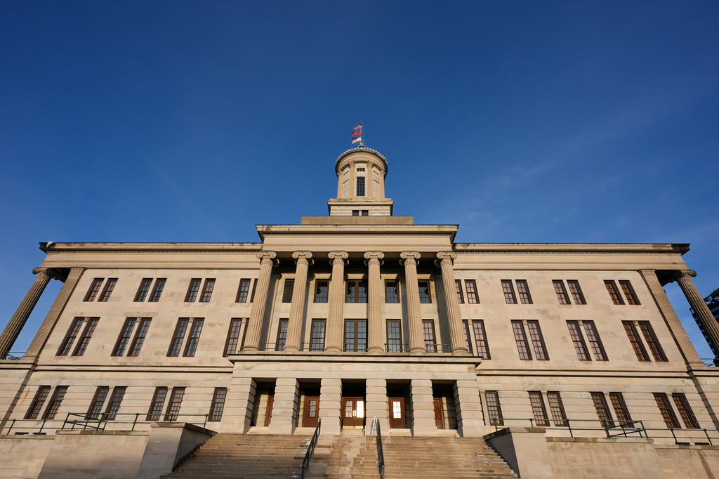 FILE - The Tennessee Capitol is seen, Jan. 22, 2024, in Nashville, Tenn. (AP Photo/George Walker IV, File)