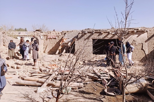 Locals inspect the site of a cross-border attack by the Pakistani army in Afghanistan's eastern Paktika province, Saturday, Oct. 18, 2025. (AP Photo/Shafiqullah Mashaal) Locals inspect the site of a cross-border attack by the Pakistani army in Afghanistan's eastern Paktika province, Saturday, Oct. 18, 2025. (AP Photo/Shafiqullah Mashaal)