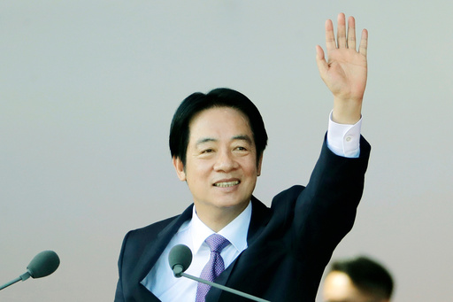 Taiwanese President Lai Ching-te waves during National Day celebrations in front of the Presidential Building in Taipei, Taiwan, Friday, Oct. 10, 2025. (AP Photo/Chiang Ying-ying) Taiwanese President Lai Ching-te waves during National Day celebrations in front of the Presidential Building in Taipei, Taiwan, Friday, Oct. 10, 2025. (AP Photo/Chiang Ying-ying)