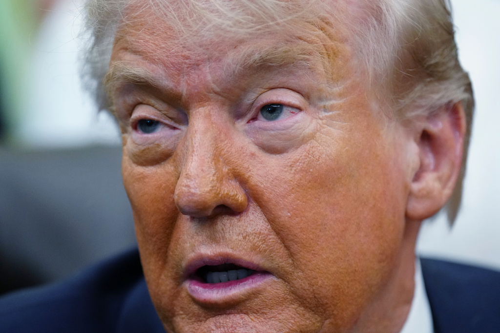 President Donald Trump speaks before signing a proclamation in the Oval Office at the White House, Tuesday, May 5, 2026, in Washington. (AP Photo/Jacquelyn Martin)