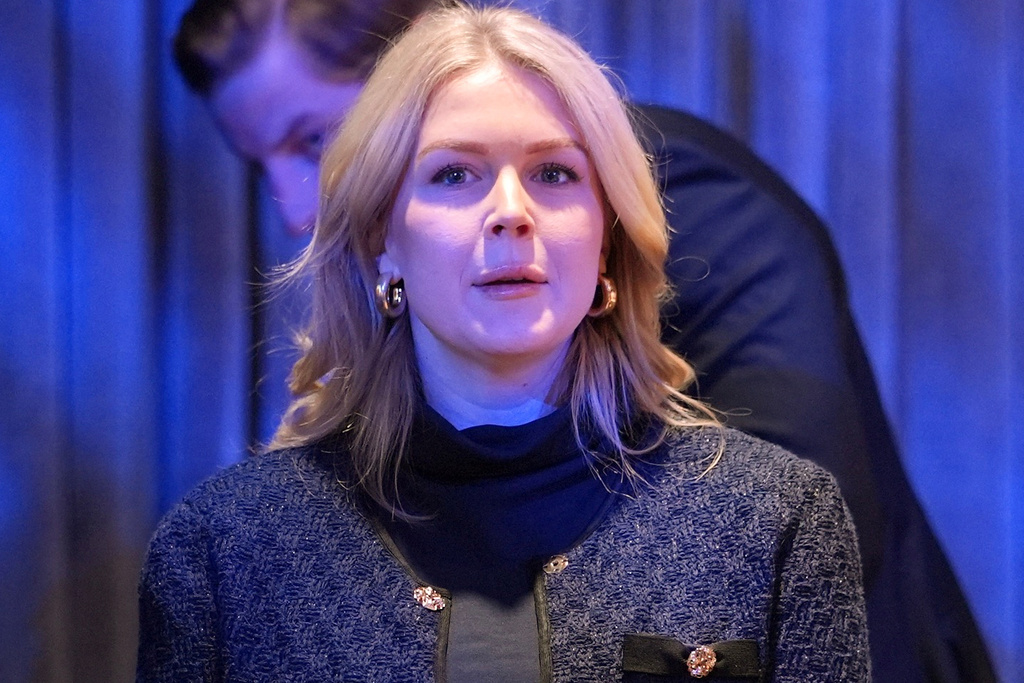 White House press secretary Karoline Leavitt attends an annual policy retreat, Tuesday, Jan. 6, 2026, in Washington. (AP Photo/Evan Vucci)
