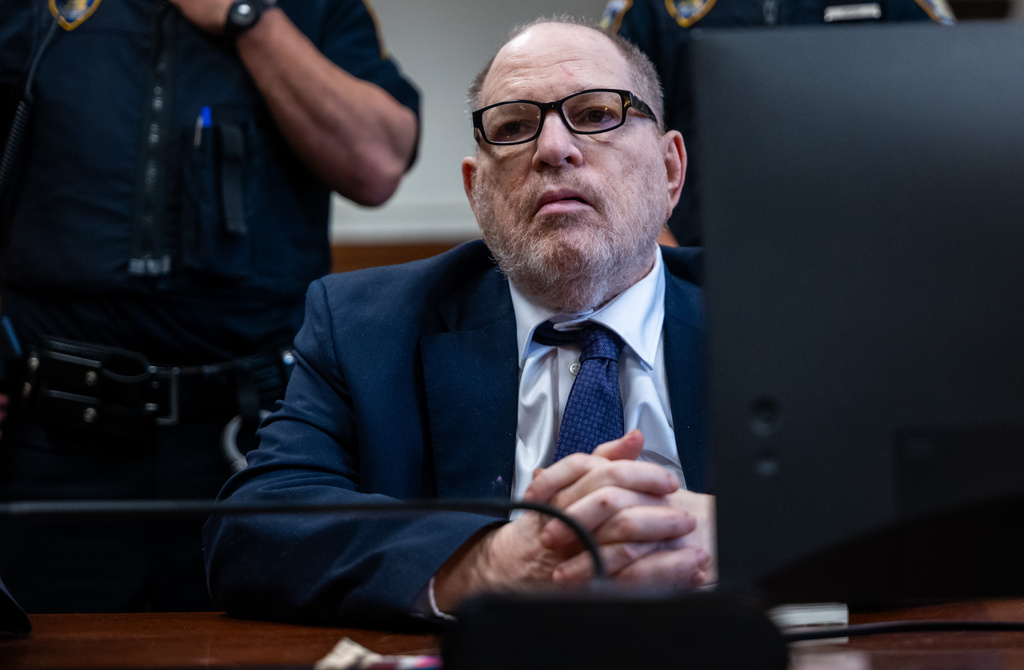 Harvey Weinstein appears in Manhattan criminal court, Thursday, May 14, 2026, in New York. (Spencer Platt/Pool Photo via AP)