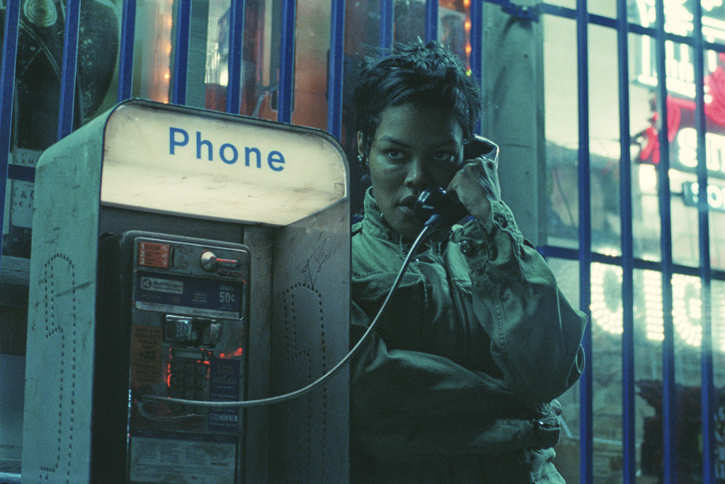 This image released by Warner Bros. Pictures shows Teyana Taylor in a scene from "One Battle After Another." (Warner Bros. Pictures via AP)