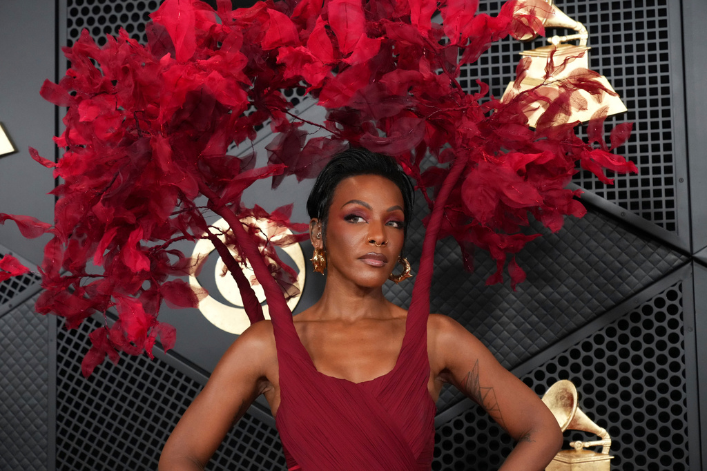 FILE - Dawn Richard arrives at the 66th annual Grammy Awards, Feb. 4, 2024, in Los Angeles. (Photo by Jordan Strauss/Invision/AP, File)