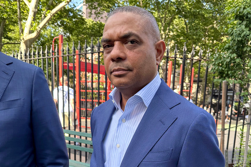 FILE - New Jersey businessman Jose Uribe leaves Federal Court, in New York, June 10, 2024. (AP Photo/Larry Newmeister, file) FILE - New Jersey businessman Jose Uribe leaves Federal Court, in New York, June 10, 2024. (AP Photo/Larry Newmeister, file)