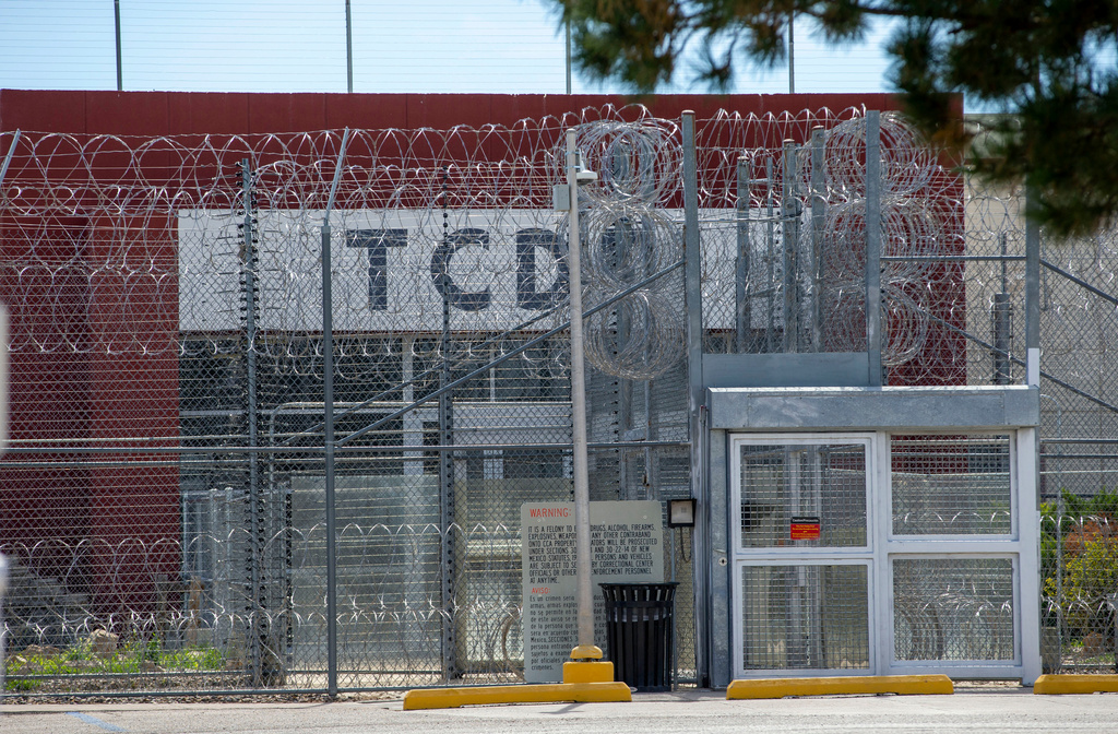 FILE - The Torrance County Detention Facility is seen, Sept. 29, 2022, in Estancia, N.M. (AP Photo/Andres Leighton, File)