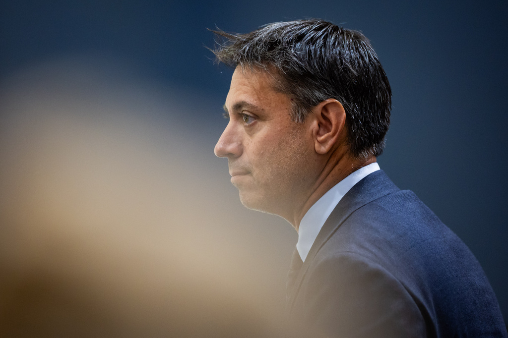 Jeffrey Neiman, representing Erika Kirk, walks away from the stand after speaking on behalf of the Kirk family during a preliminary hearing for Tyler Robinson, the Utah man accused of fatally shooting Charlie Kirk, at the 4th District Court in Provo, Utah, Friday, July 10, 2026. (Tess Crowley/The Deseret News via AP, Pool)