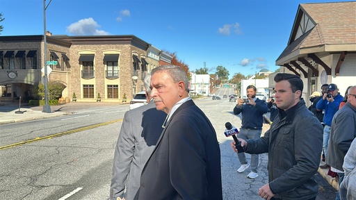 Former Spartanburg County Sheriff Chuck Wright walks out of court after pleading guilty to theft and conspiracy charges on Thursday, Oct. 30, 2025, in Anderson, S.C. (AP Photo/Jeffrey Collins) Former Spartanburg County Sheriff Chuck Wright walks out of court after pleading guilty to theft and conspiracy charges on Thursday, Oct. 30, 2025, in Anderson, S.C. (AP Photo/Jeffrey Collins)