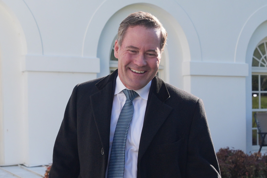 FILE - U.S. Ambassador to the United Nations Mike Waltz walks from the West Wing at the White House, April 8, 2026, in Washington. (AP Photo/Alex Brandon, File)