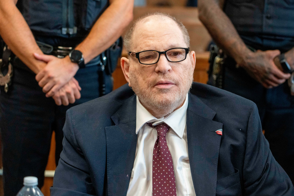 Harvey Weinstein appears in Manhattan criminal court on Wednesday, May 13, 2026, in New York. (Steven Hirsch /New York Post via AP, Pool)