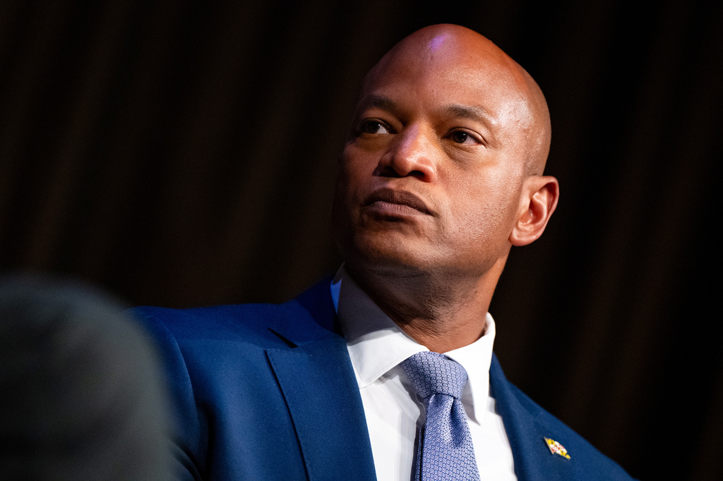 FILE - Maryland Gov. Wes Moore speaks during the National Action Network (NAN) Convention in New York, April 9, 2026. (AP Photo/Angelina Katsanis, File)