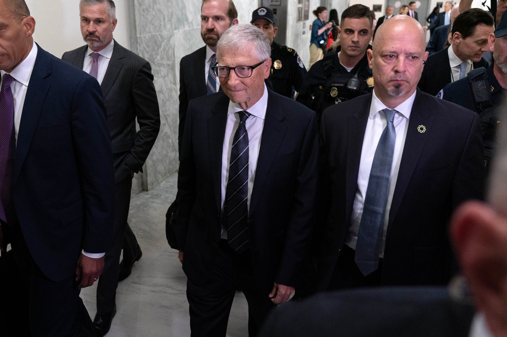 Bill Gates, co-founder of Microsoft, arrives on Capitol Hill for a closed-door interview with the House Oversight Committee investigating convicted sex offender Jeffrey Epstein, in Washington, Wednesday, June 10, 2026. (AP Photo/Jose Luis Magana)
