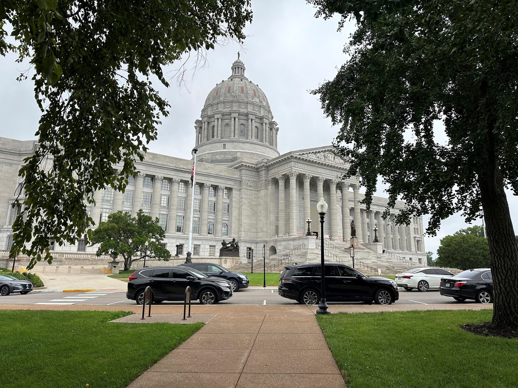 FILE - The Missouri Capitol is shown on Tuesday, Aug. 13, 2024, in Jefferson City, Mo. (AP Photo/David A. Lieb, File)