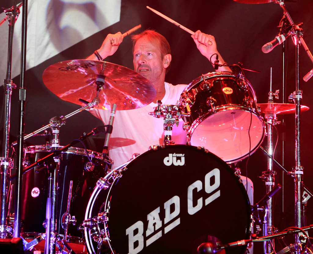 Simon Kirke of the classic rock band Bad Company performs in Bethlehem, Pa., on July 29, 2013. (Photo by Owen Sweeney/Invision/AP, File)