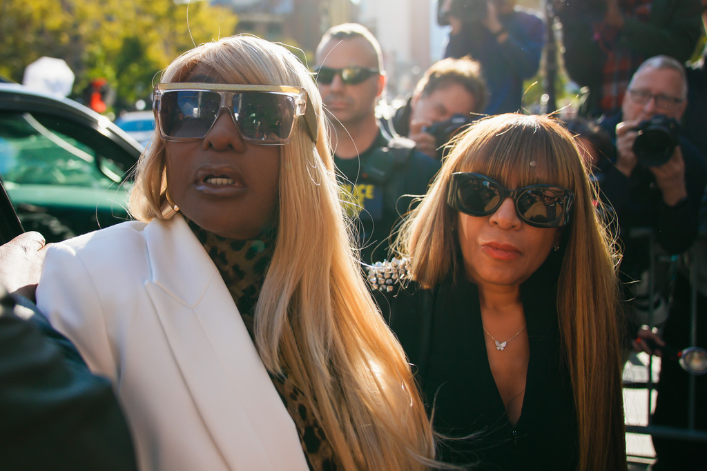Janice Combs, mother of Sean "Diddy" Combs, arrives to the Manhattan federal court for the sentencing of Combs in New York, Friday, Oct. 3, 2025. (AP Photo/Eduardo Munoz Alvarez)
