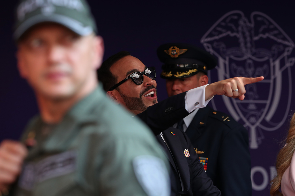 President-elect Abelardo de la Espriella arrives for his inauguration in Cali, Colombia, Friday, Aug. 7, 2026. (AP Photo/Santiago Saldarriaga)