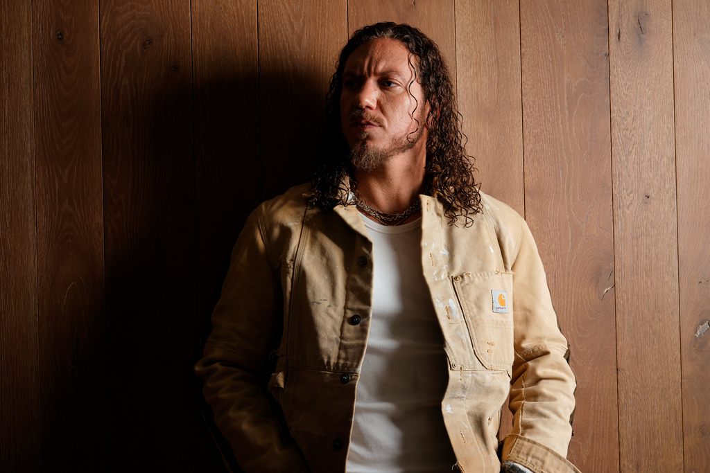 Brandon Lake poses for a portrait Tuesday, Nov. 18, 2025, in Nashville, Tenn. (AP Photo/George Walker IV)