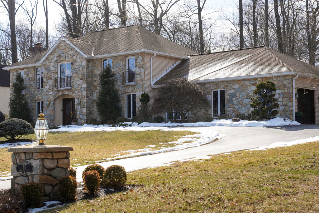 FILE - This Jan. 29, 2025 photo shows a Chester Heights, Pa., home, the scene of the 2022 killing of Richard and Rita Zajko, (AP Photo/Matt Rourke, File)