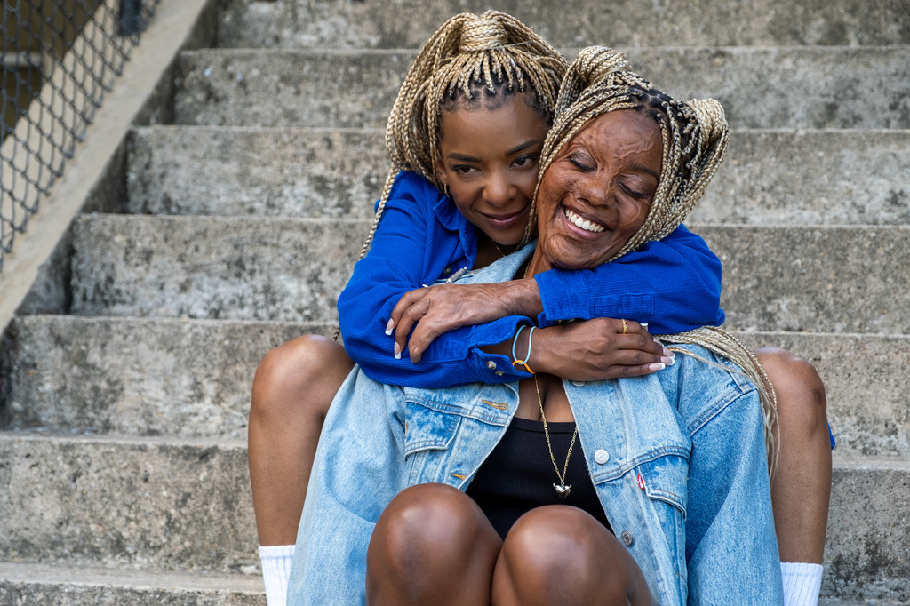 This image released by Amazon Content Services shows Kara Young, left, and Mallori Johnson in a scene from "Is God Is." (Patti Perret/Amazon Content Services via AP)